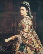Sir John Everett Millais Vanessa Germany oil painting artist